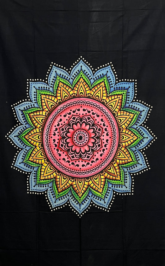 Lotus Mandala Tapestries | 4 Colors