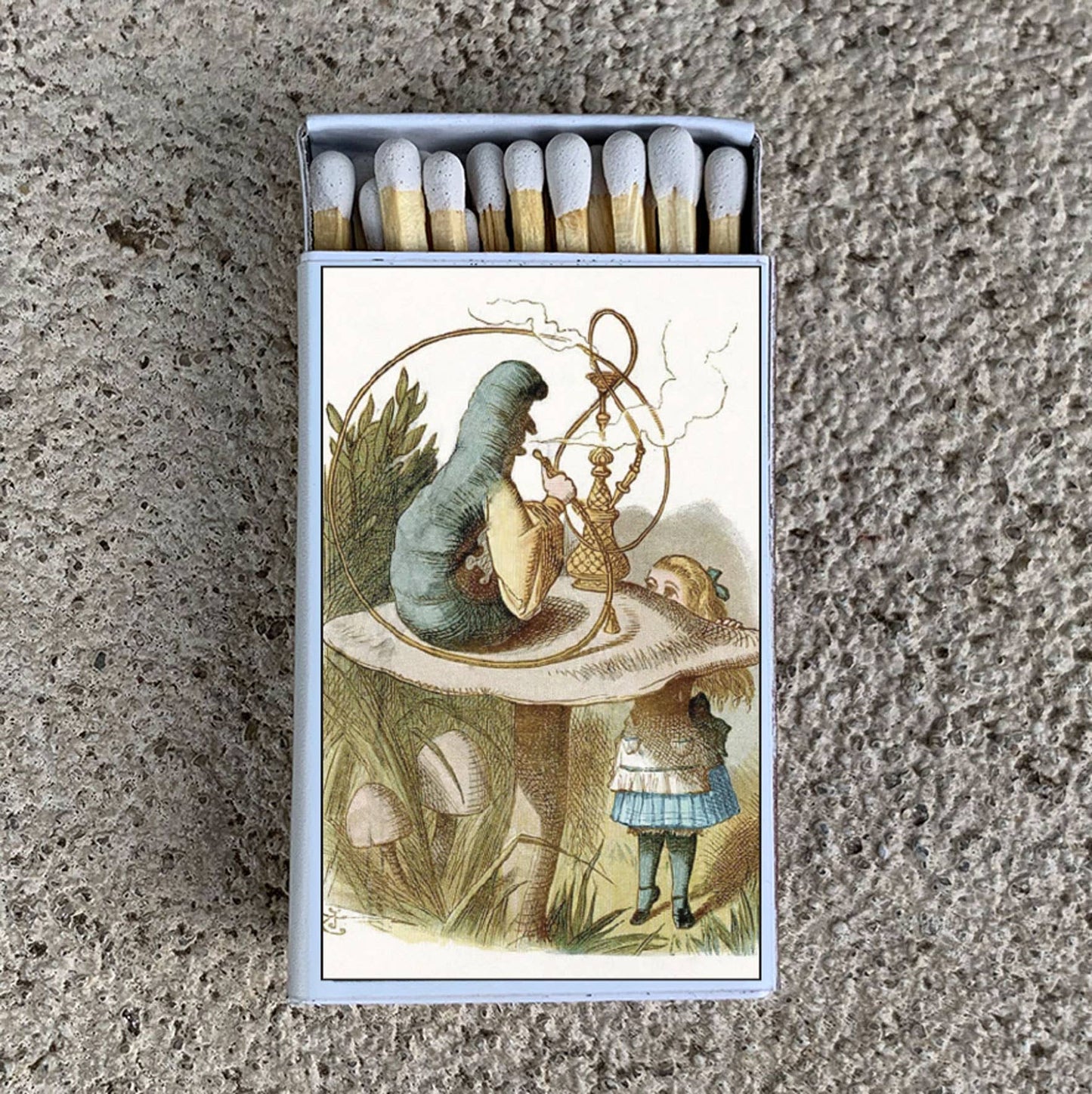 Alice in Wonderland & the Caterpillar Matchbox • Candle Acc