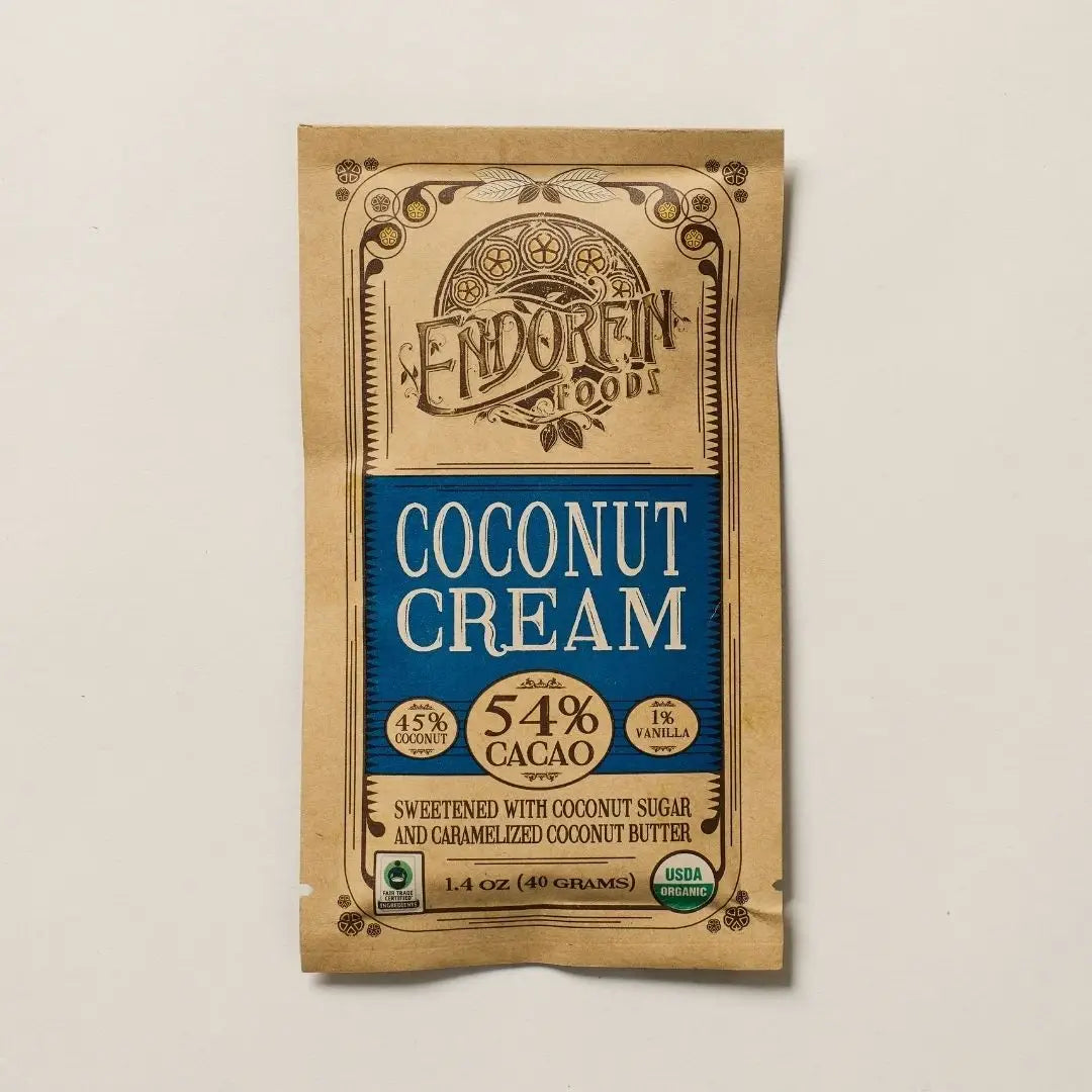 Coconut Cream • Coconut Mylk Chocolate Bar • 54% Cacao