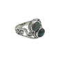 Sterling Silver Labradorite Twist Swirl Rings