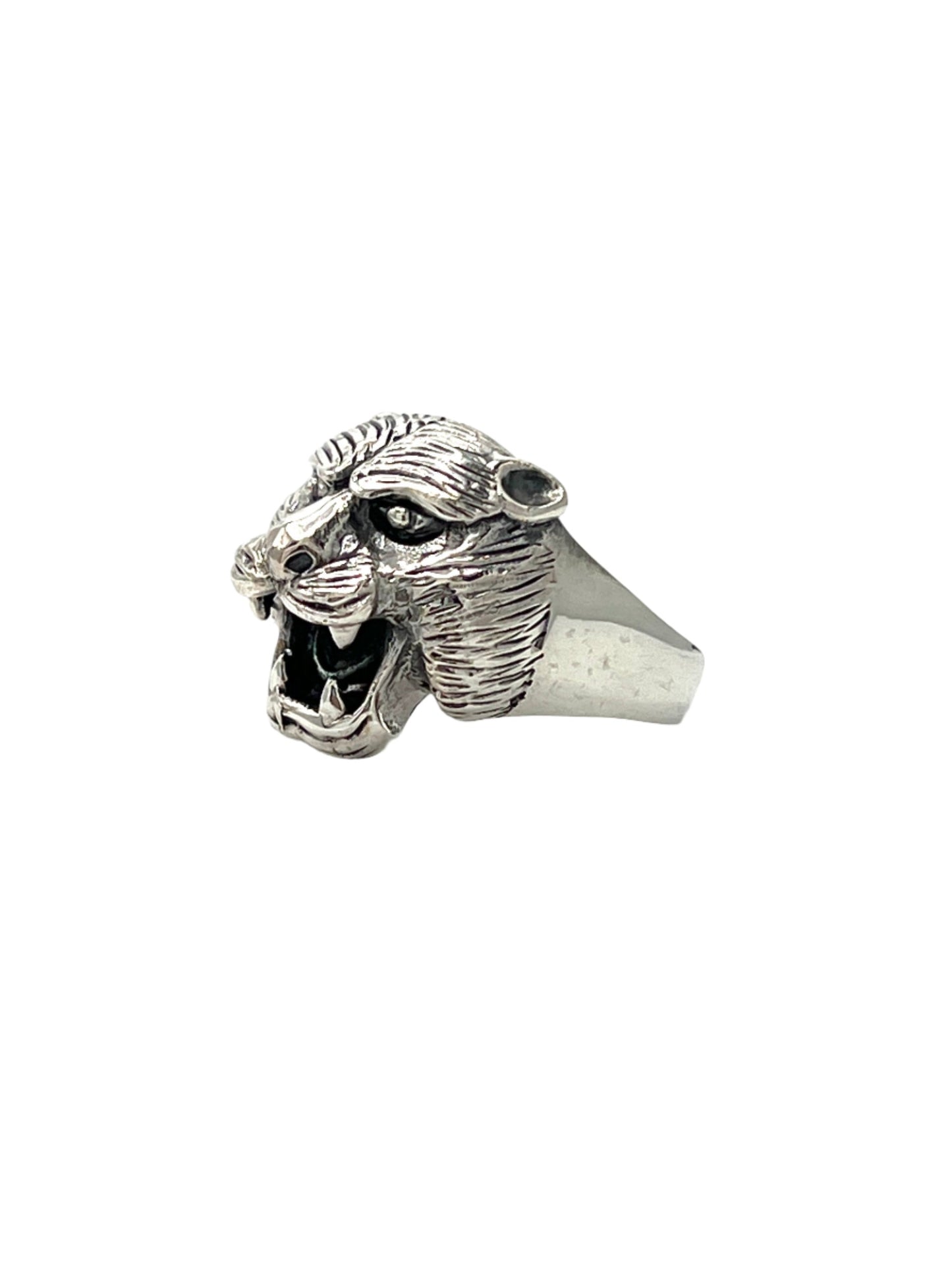 Sterling Silver Jaguar Ring