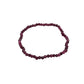 Faceted Ruby Stretchy Bracelets