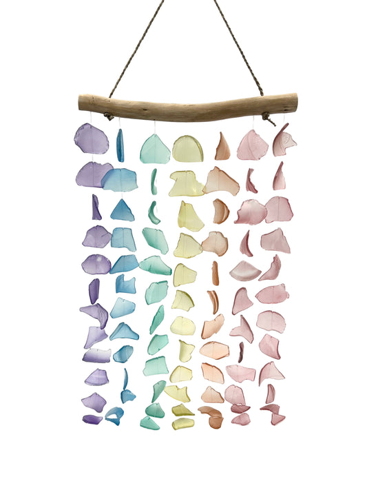 Rainbow Glass Wind Chime