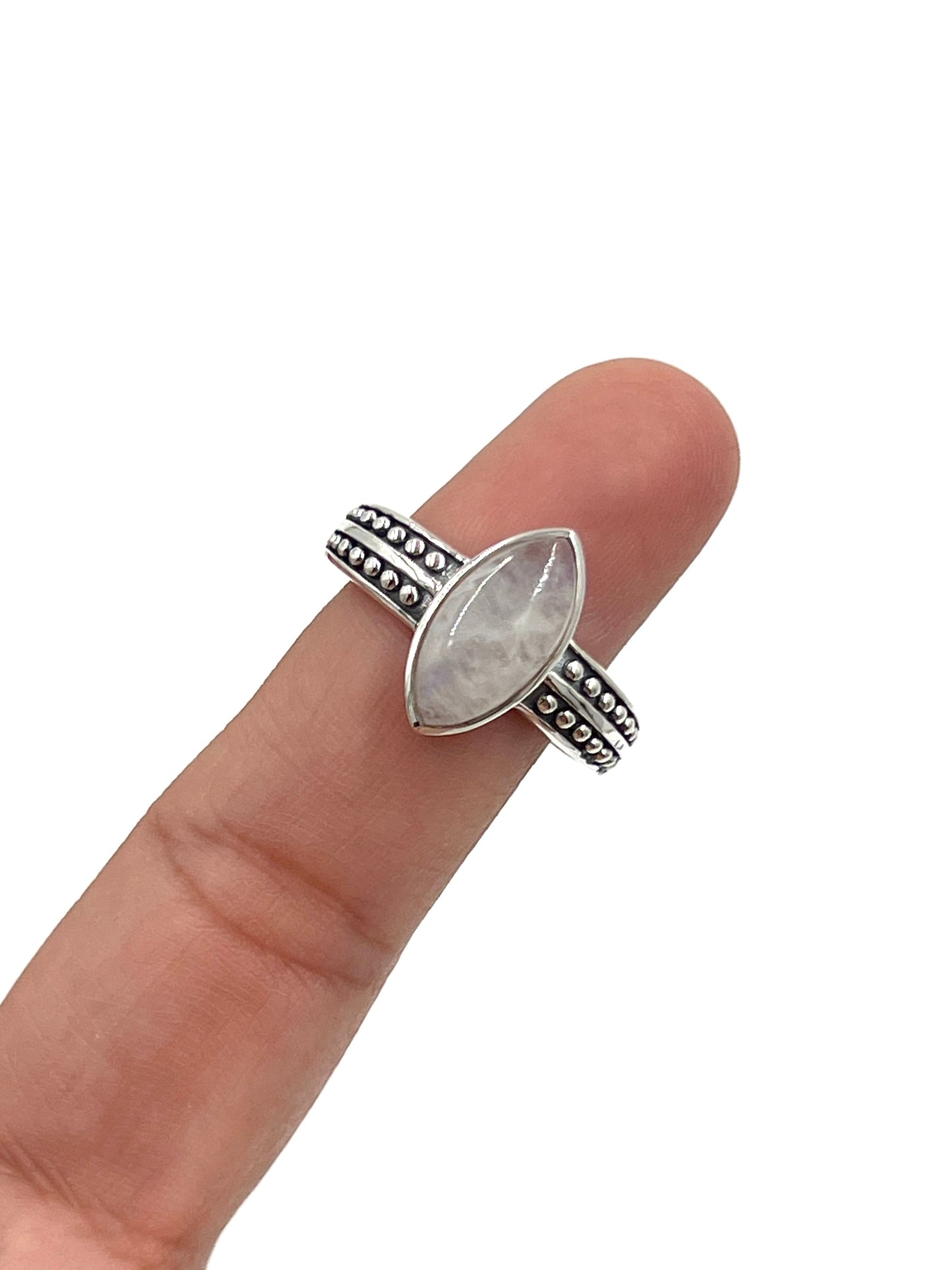 Marquise Moonstone Ring