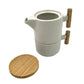 Ceramic Stackable Tea Pot & Cup