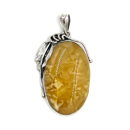 Sterling Silver Butterscotch Pendant