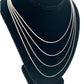 Sterling Antiqued Wheat Chains