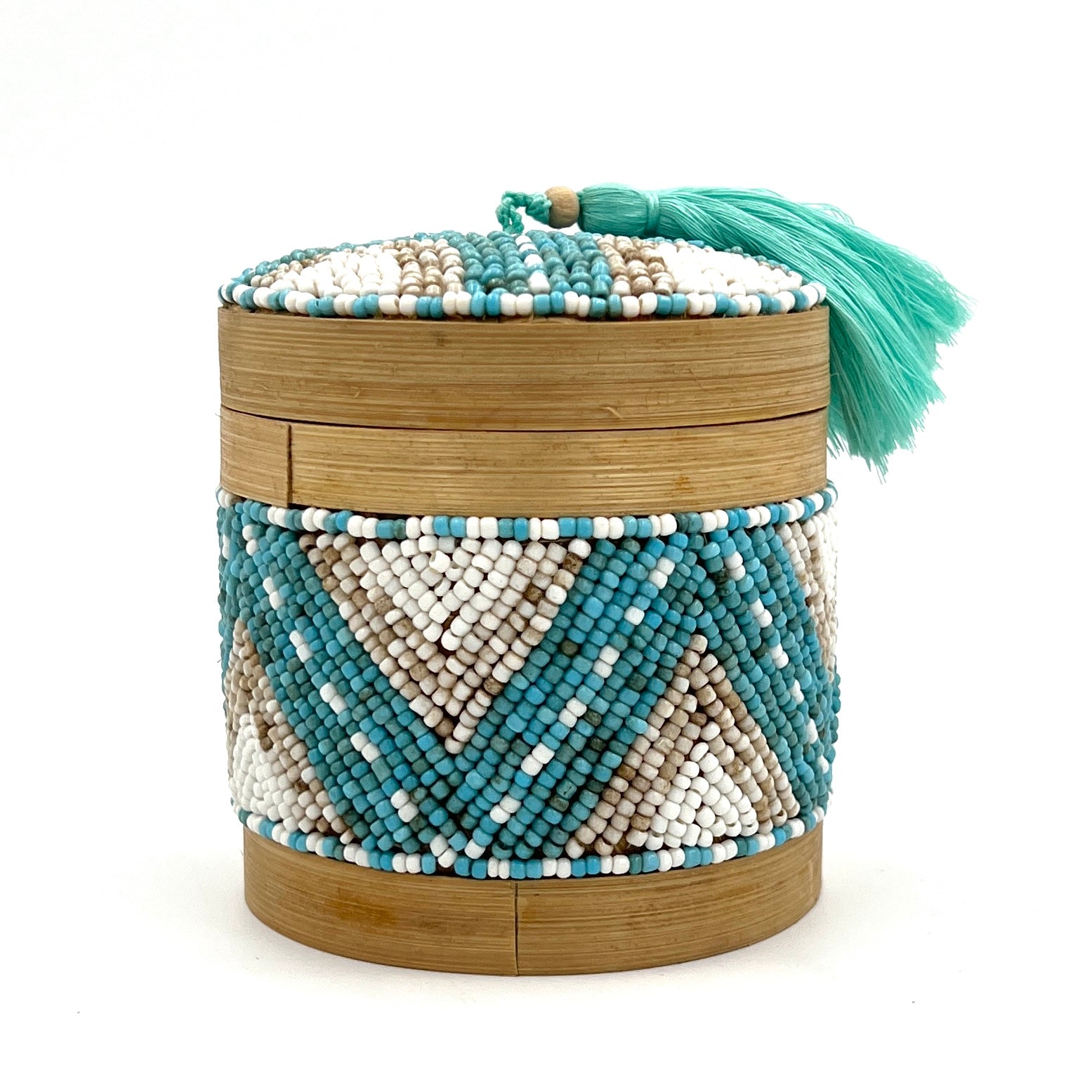 Bali Beaded Circle Boxes Bali Beaded Circle Boxes