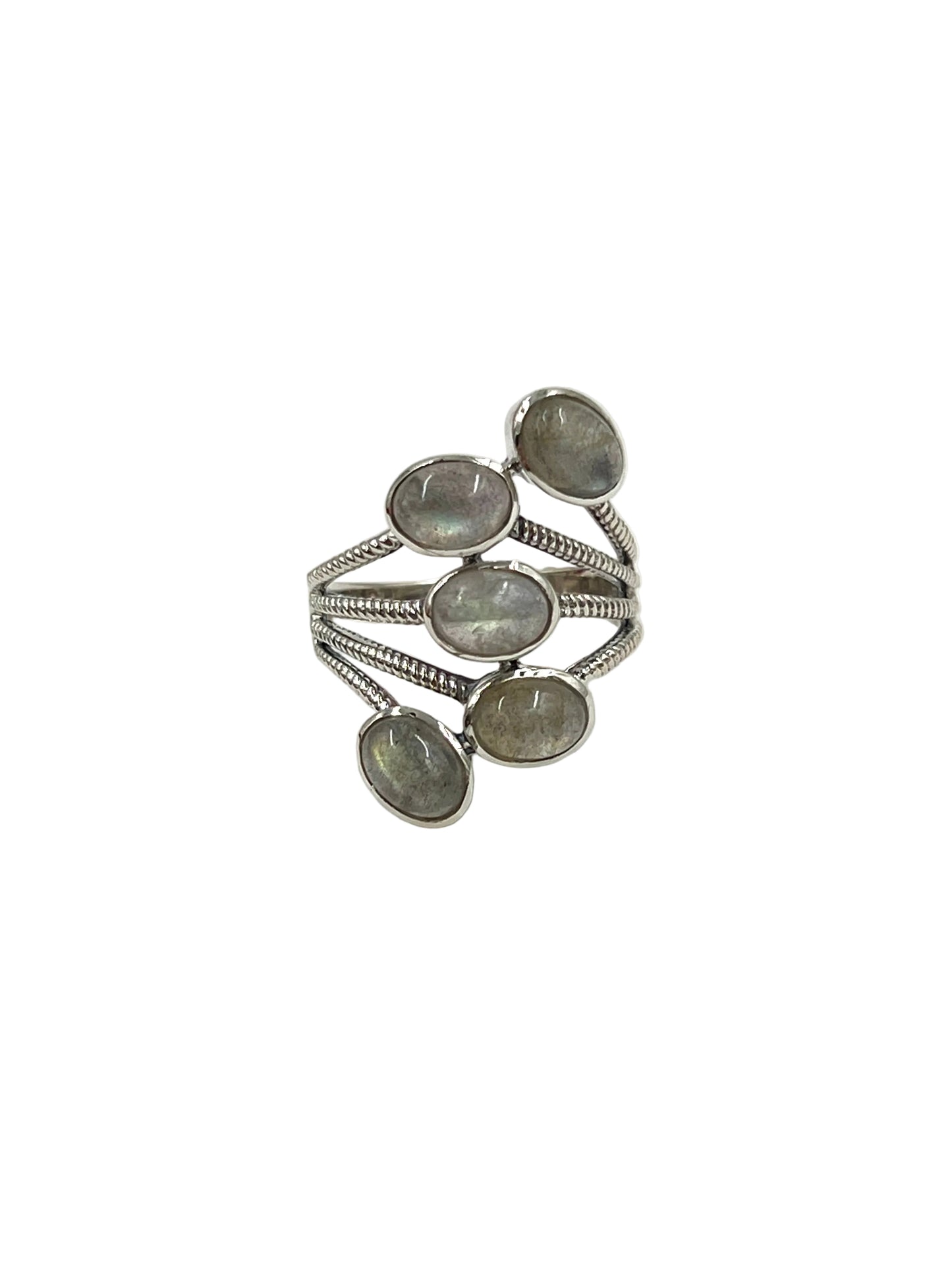 Multi Labradorite Ring