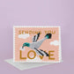 Carrier Pigeon Greeting Card