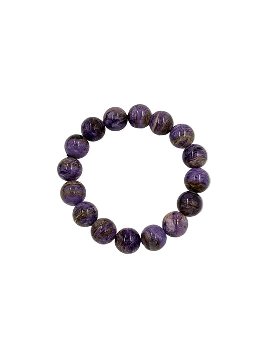 Charoite Beaded Bracelets