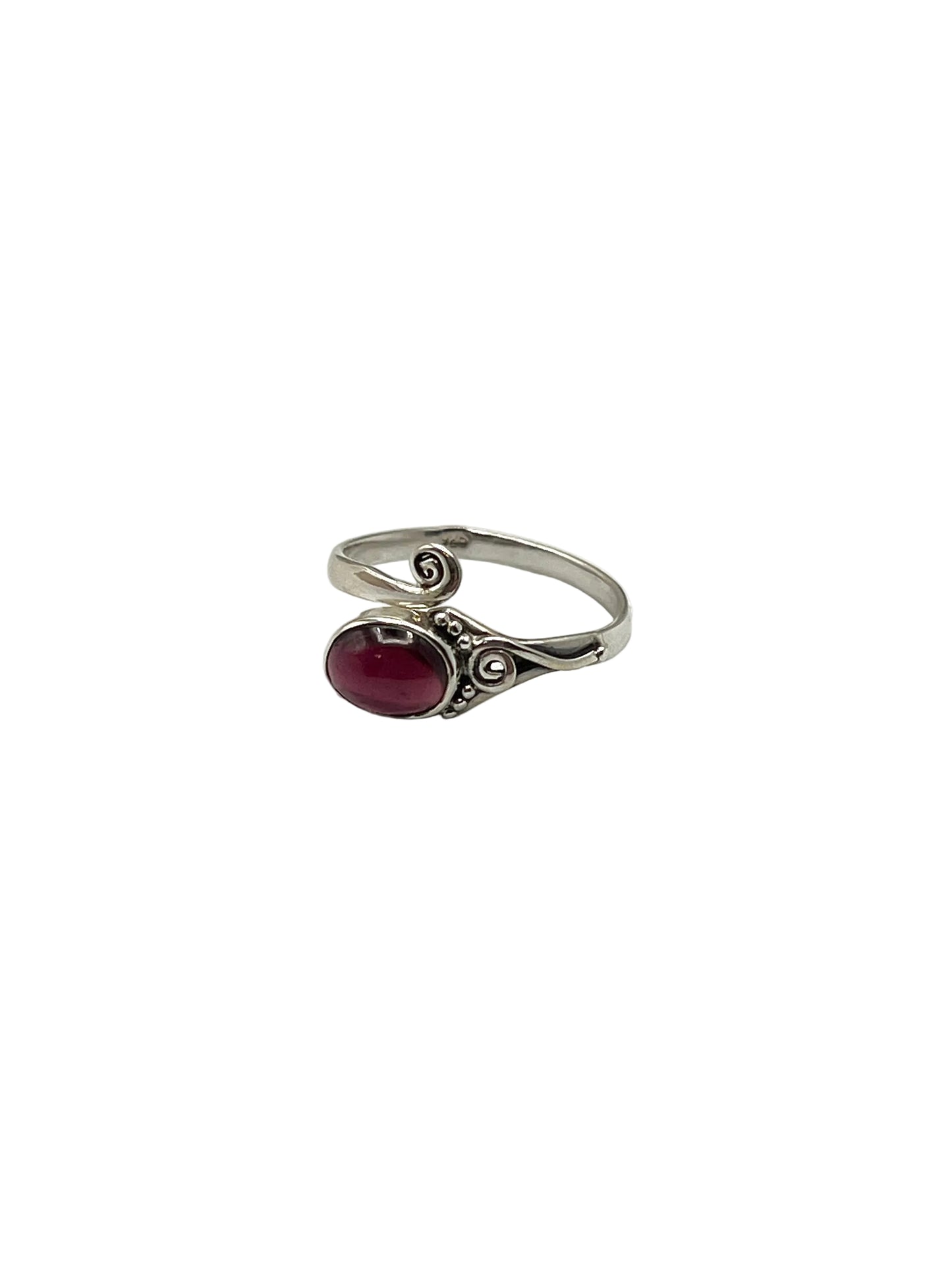 Swirl Gemstone Wrap Rings