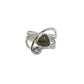 Trillion Labradorite & Blue Topaz Ring