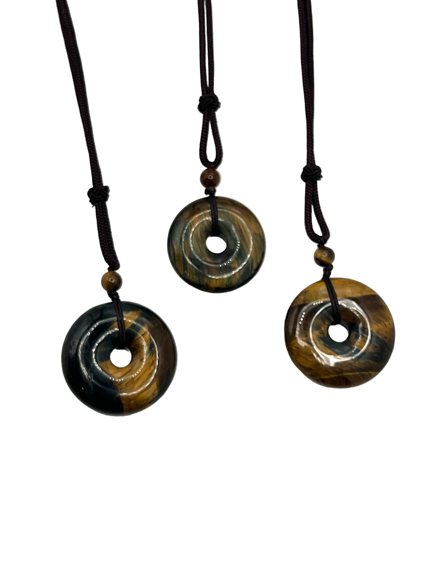 Tigers Eye Coin Necklaces