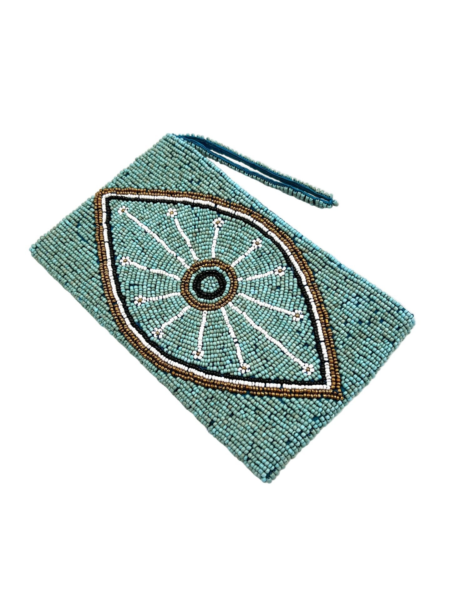 Beaded Evil Eye Purse