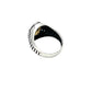 Silver Zultanite Oval Side Etched Ring