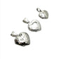 Sterling Silver Heart Locket Pendants