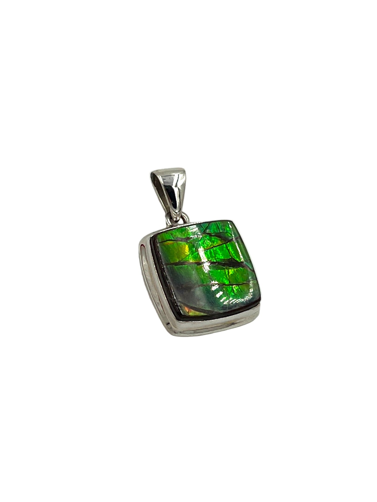 Ammolite Freeform Pendants