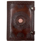 Camel Leather Gemstone Journal | Mandala | 10" x 7" x 1/2"