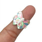 Sterling Silver Shell Butterfly Rings