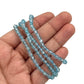 Faceted Blue Topaz Beaded Bracelet