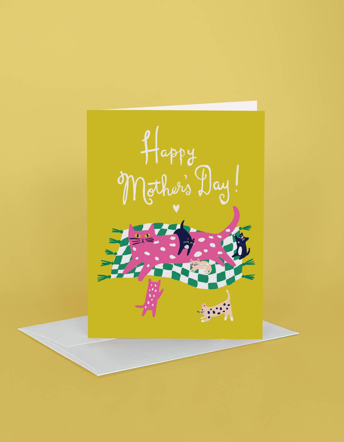 Kitty Mama Greeting Card