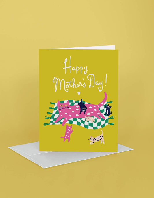 Kitty Mama Greeting Card
