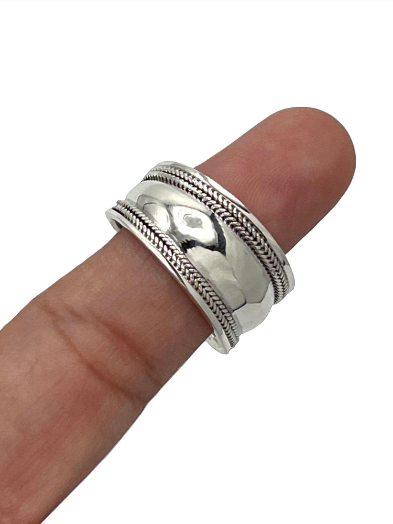 Sterling Silver Simple Braided Ring