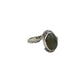 Etched Oval Labradorite Ring