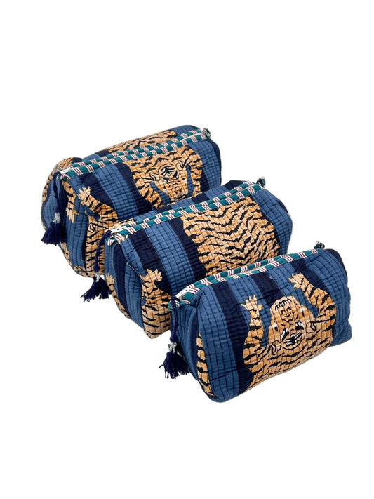 Tiger Print 3 Piece Bag Set