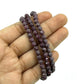 Faceted Ruby Stretchy Bracelets