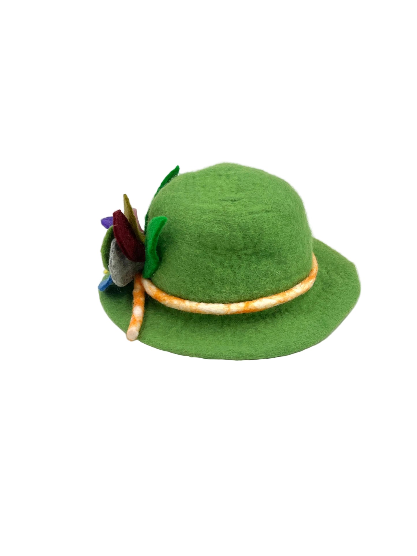 Hand Felted Flower Hat
