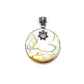 Sterling Silver Mother of Pearl Mermaid Pendants