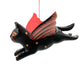 Mini Flying Kitty Spirit Chaser Black & Tan Polka Dot