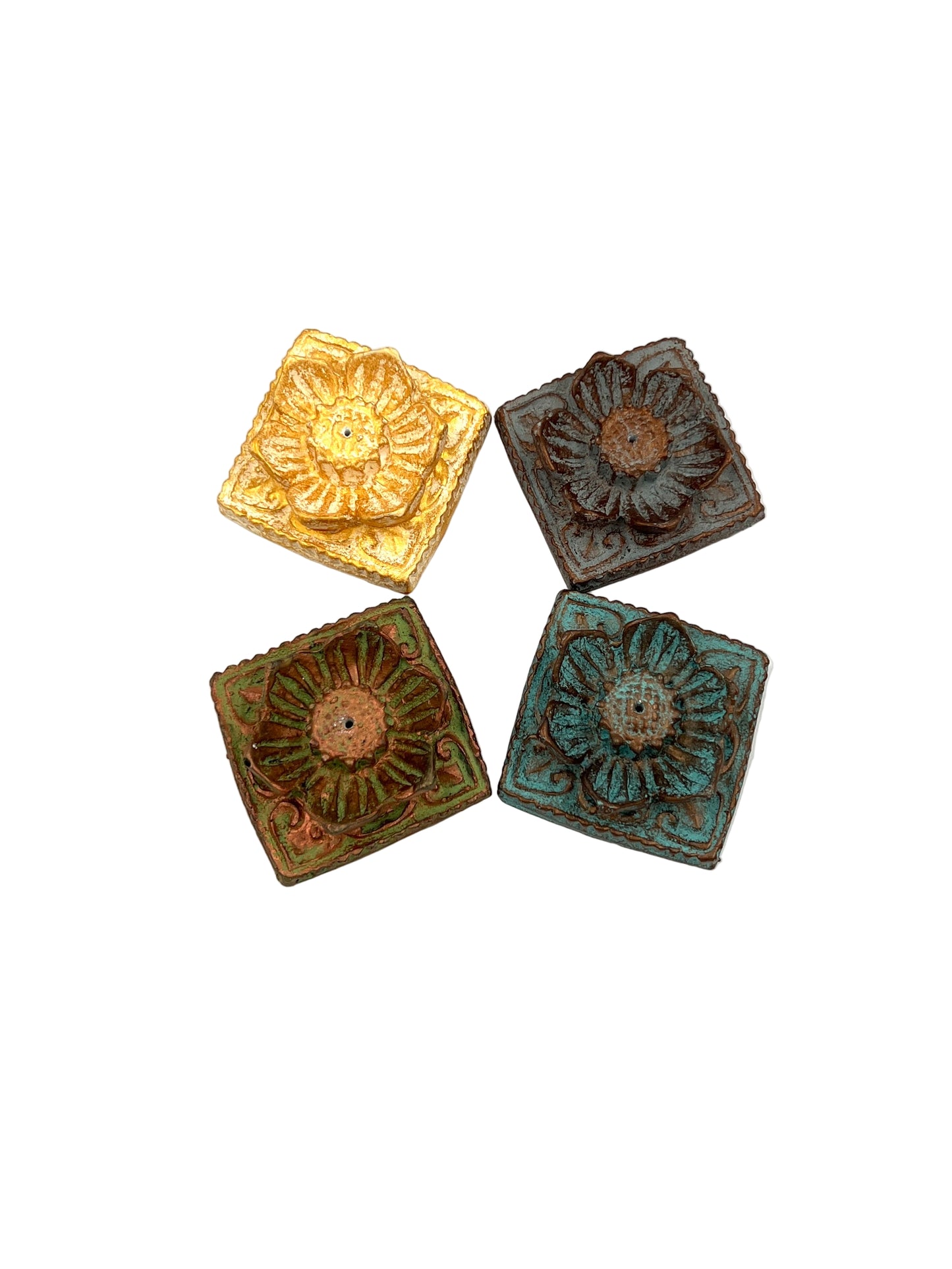 Resin Lotus Incense Burner