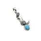 Sterling Silver Mermaid Larimar Pendants