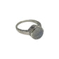 Sterling Silver Moonstone Royal Ring