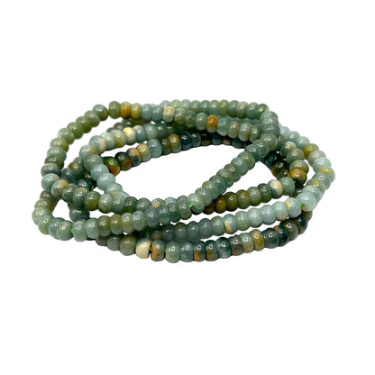Jade Tube Stretchy Bracelet