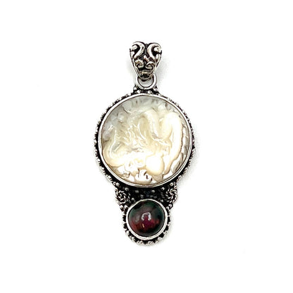 Dragon Gemstone & Opal Pendants