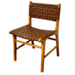 Leather Teakwood Chair