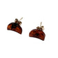 Amber Moon Studs