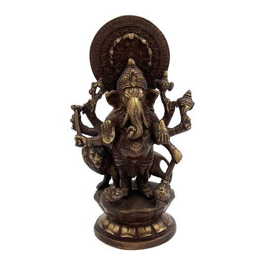 Hand Finished Brass Ganesh Statues