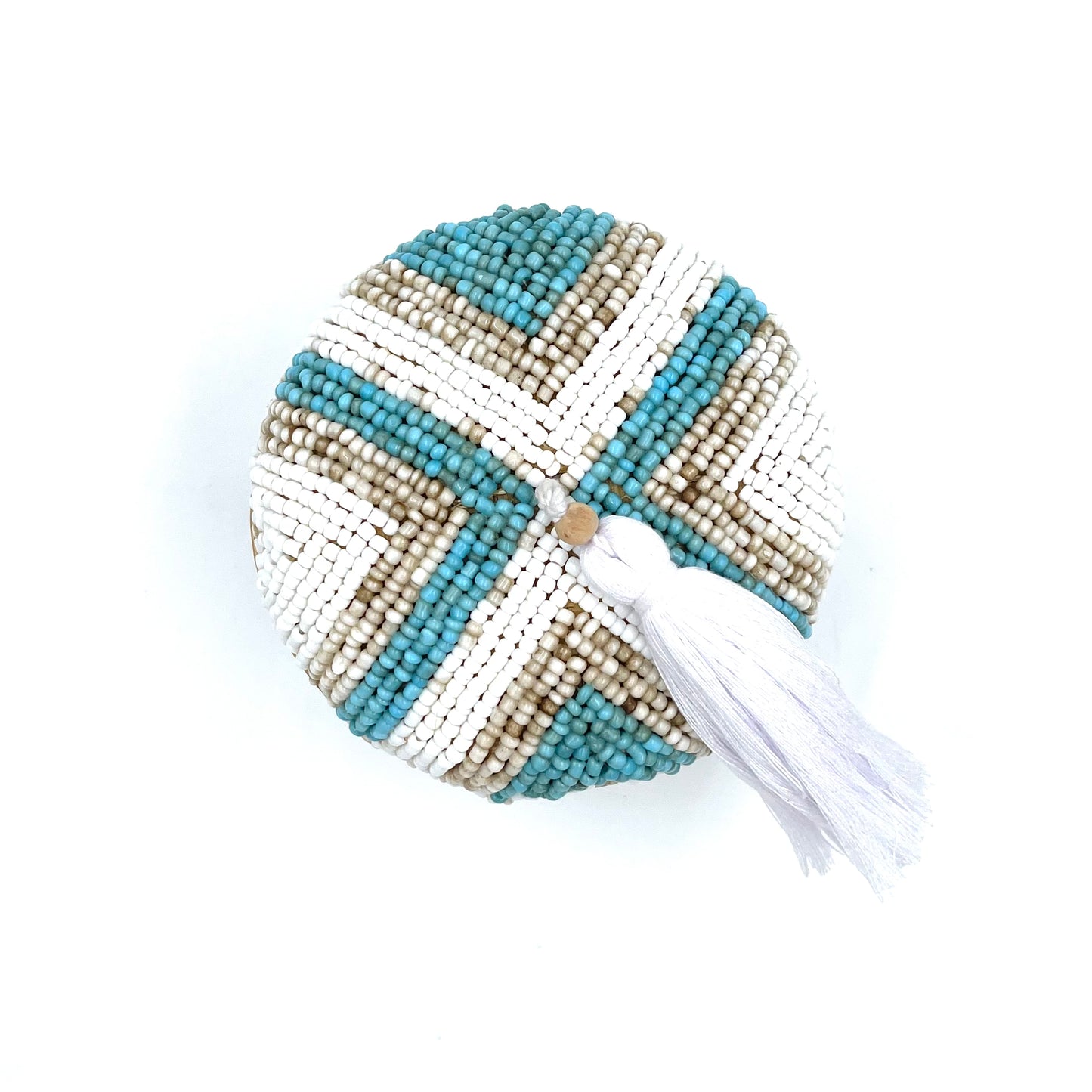 Bali Beaded Round Boxes