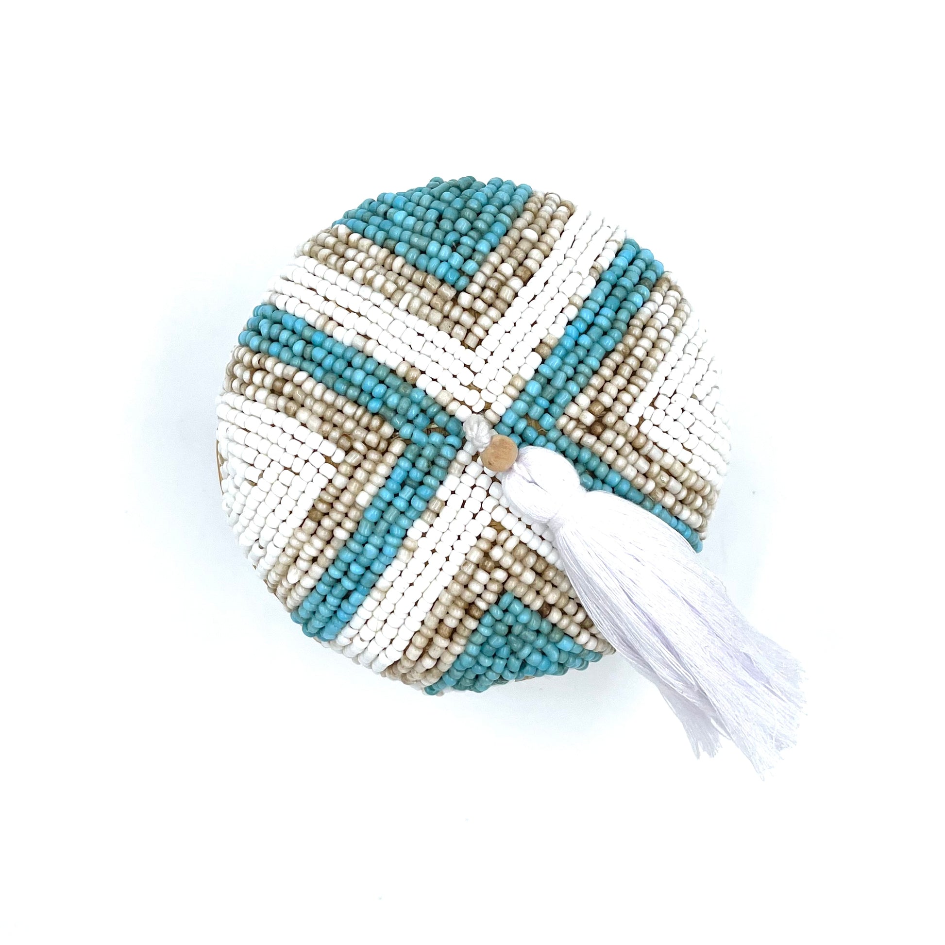 Bali Beaded Round Boxes