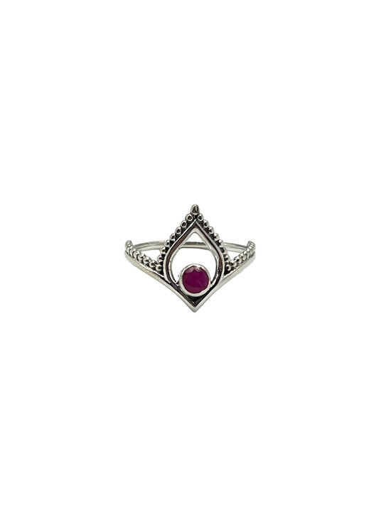 Crown Gemstone Rings