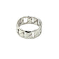 Sterling Silver Figaro Chain Ring