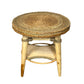 Teakwood & Banana Leaf Table & Stool Sets