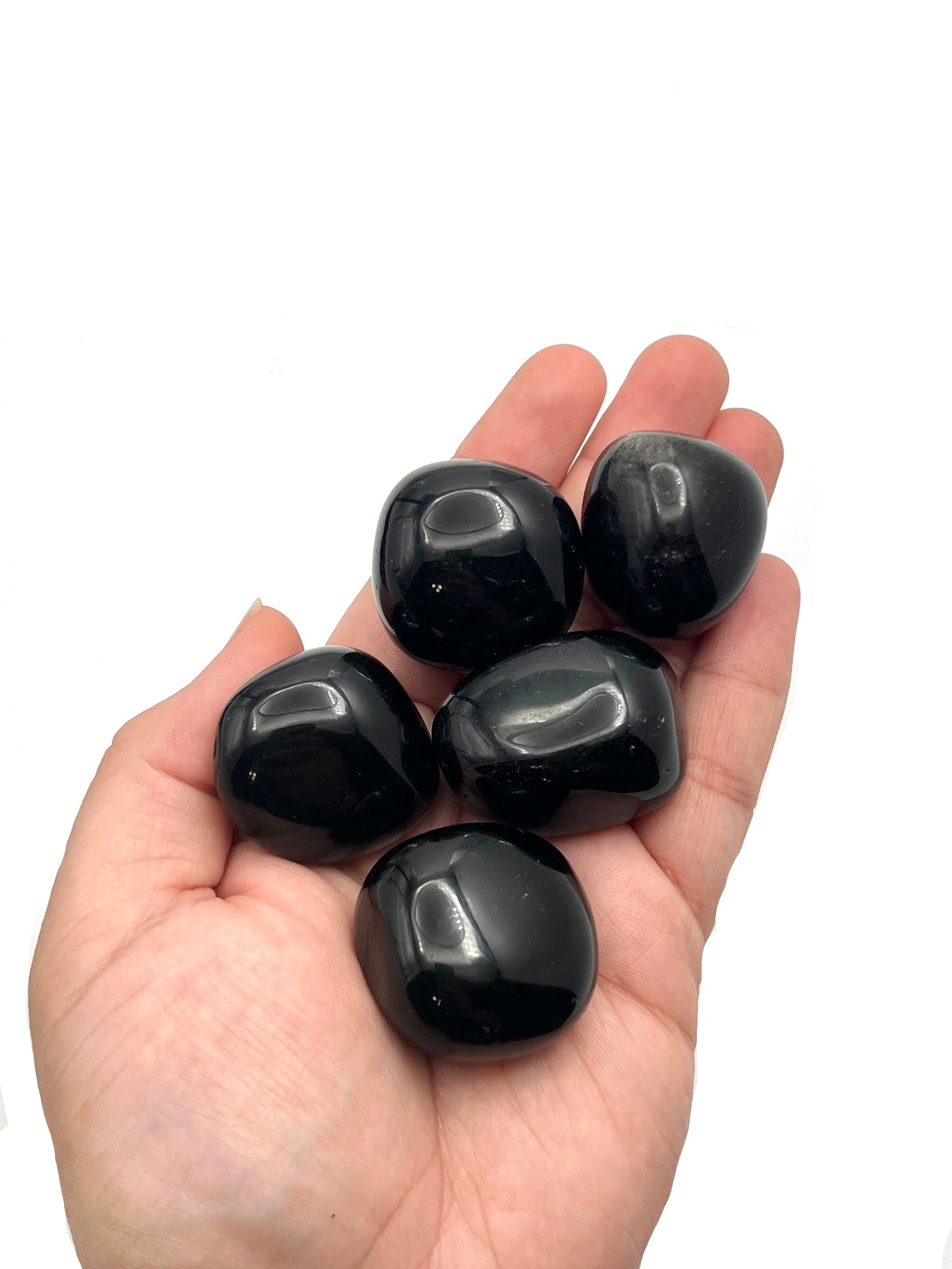Black Obsidian Tumbles