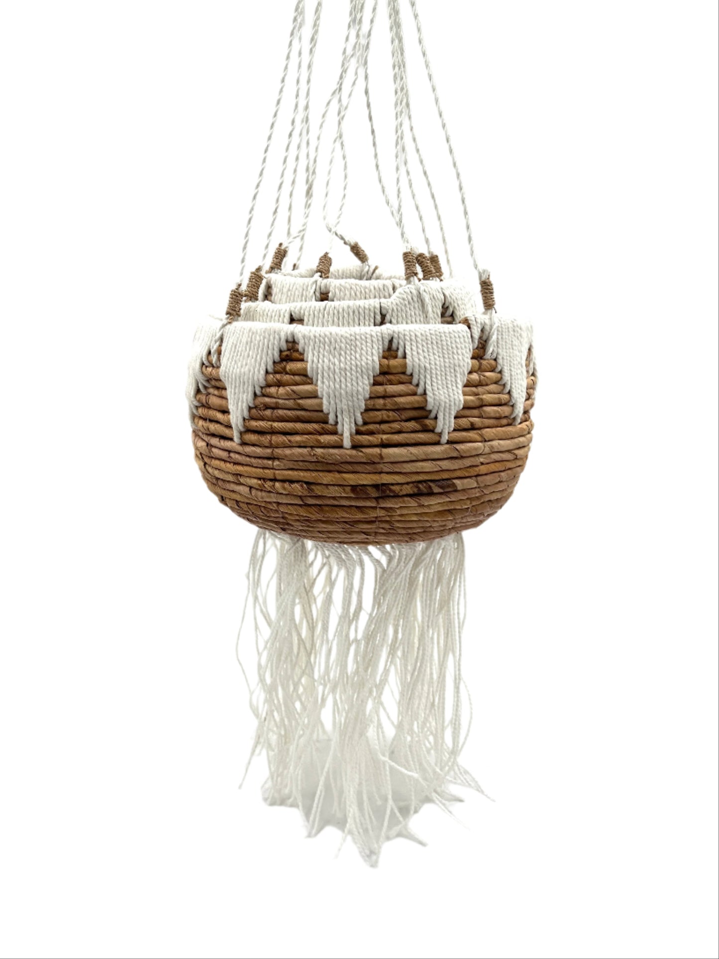 Banana Leaf Hanging Plant Basket Sets