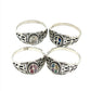 Sterling Silver Shell Peace Ring